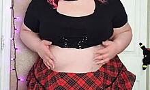 Hairy Bbw Isnt Wearing Panties