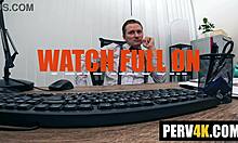 Rain-drenched teen gives sloppy massage and bbc ride