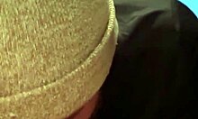 old wife gets creampie blowjob in car after meeting guy