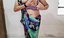 Bhabhi teases Devar with flashing and ripped clothes.