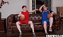 Filthy Stepsisters Imani and Harley Pounded Raw by Stepbrothers for Game Tickets