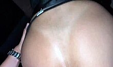 Carnival swing gives pussy with plug