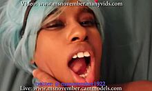 does this slut teen 18+ struggle with step dad's ass worship demands?