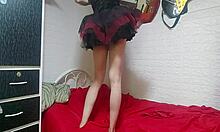 Ever wonder how a sensual witch dance in red panties reveals so much on Halloween