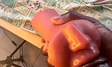 Sextoy deep throat after work made me cum so fast, you won't believe it?