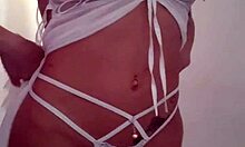 Priscila Belini says, 'Watch my first anal fisting in Brazil.'