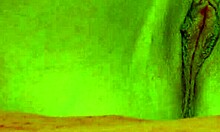 gorgeous blonde babe feeling happy with toys and fingering