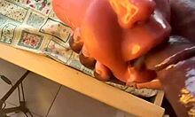 Sextoy deep throat after work made me cum so fast, you won't believe it?