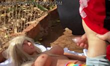 Linda In Stockings Wants To Give Pussy From Front With Sex Toy