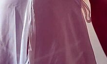 Priscila Belini says, 'Watch my first anal fisting in Brazil.'