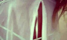 Priscila Belini says, 'Watch my first anal fisting in Brazil.'