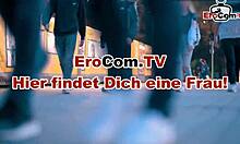 German Blonde Tattoo Fitness Teen Picks Up MILF for Outdoor Erotic Date