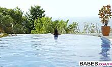 joel and martina gold star in elegant anal pool scene