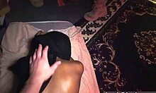 Horny Arab Muslim Army Teen Gives First Time Footjob in Uniform Reality