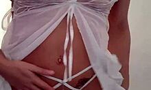 Priscila Belini says, 'Watch my first anal fisting in Brazil.'