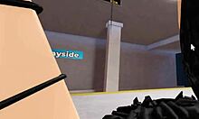 two naughty friends, a blonde and brunette, touched him, and he fucked her good