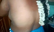 Desi Beauty Housewife Sary Changing In Home