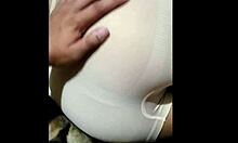 Staying at Doña Mary's house, I bent her over for doggystyle in the gym at night