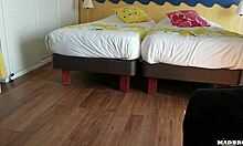 a dominatrix guard with big tits wants to suck us to avoid police