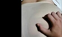 Staying at Doña Mary's house, I bent her over for doggystyle in the gym at night