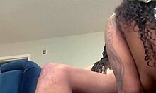 Ebony Bent Over For Deepthroat And Doggystyle