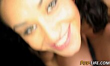 I take that big cock in POV and swallow every drop, Latina babe.