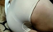 Staying at Doña Mary's house, I bent her over for doggystyle in the gym at night