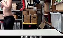 Redhead Teen Bent Over and Punished Roughly by Police After Shoplifting Arrest.