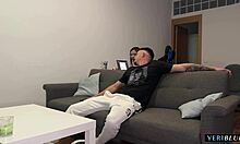 Latina Girlfriend Invites Friend For Quickie Sex At Home