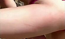 Ana Fey Rubs Pussy Outdoors