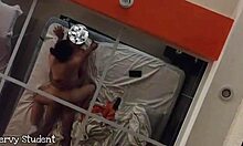 Chubby Slut Blows Cumshot In Stockings