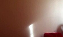 Check out this amateur ebony princess riding a big cock in her homemade setup