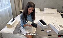 Brunette Amateur Gets Powerful Cumshot From Huge Svakom Alex Neo 2 Toy During Outdoor Public Handjob And Jerking