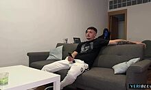 Latina Girlfriend Invites Friend For Quickie Sex At Home