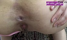 Beautiful iranian mom feels son's horny licks