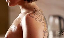 Ebony teen seduced after jog with caressing