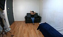 Britney Madison in Casting Interview with Brunette Teen