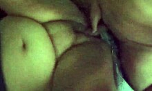 The chubby amateur girl with her fat, hairy pussy engages in rough homemade sex for the first time