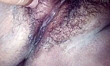 The chubby amateur girl with her fat, hairy pussy engages in rough homemade sex for the first time