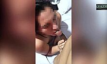 Foreign girl shows tits for job, meets for hotel