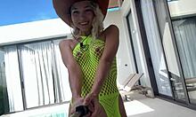 Asian cowgirl hot fucking with tight pussy