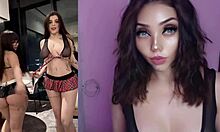 Karely Ruiz enjoys a playful encounter with her friend Robertita in a steamy setup.