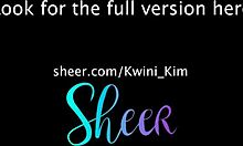 The best feeling is his hot cum covering my small tits in 4k hd