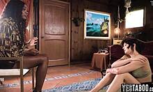 two horny handymen rail bisexual clients big ass petite milf wife