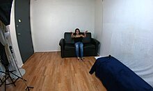 Britney Madison in Casting Interview with Brunette Teen