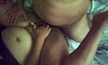 The chubby amateur girl with her fat, hairy pussy engages in rough homemade sex for the first time