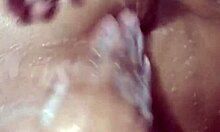 Neighbor surprises me in bathroom and pounds my big ass hard