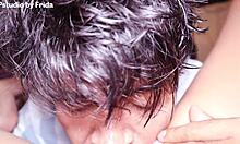 I lick my stepsister slut's vagina it tastes so good