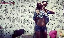 Amateur Wife's Wild Ride: Teasing to Piledriver with Cum Covered Chest