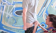 naughty cougar sofie marie seduces amateur for wild outdoor fuck